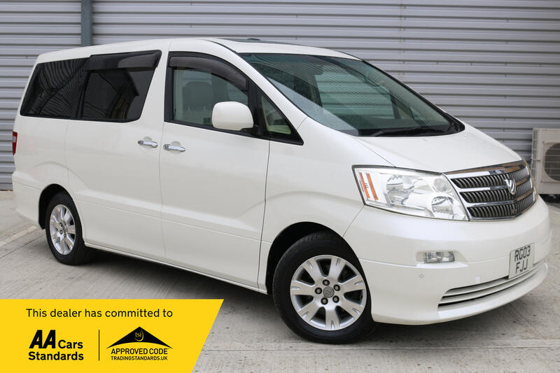 View TOYOTA ALPHARD MZ G TOP OF THE RANGE EDITION WITH FULL CREAM LEATHER+TWIN SUNROOF+ EDOORS