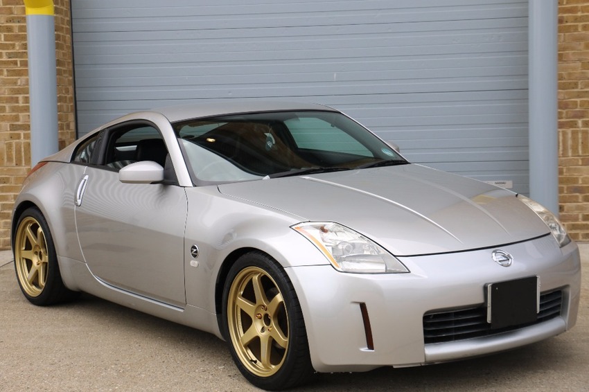 View NISSAN 350Z STUNNING LOOKING 350Z ZIGEN EXHAUST VOLKS RACING RAYS MONOBLOCK RIMS