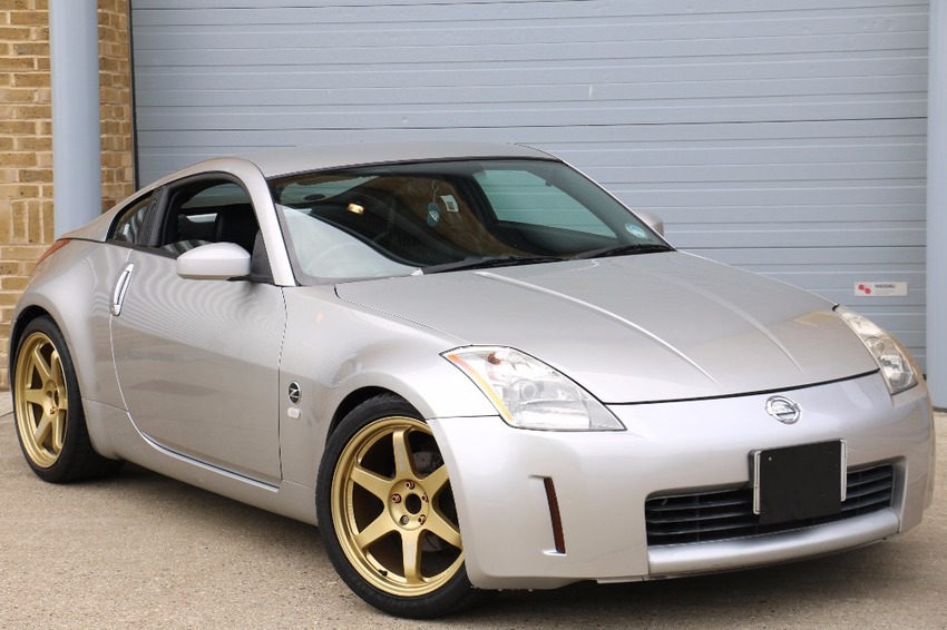 View NISSAN 350Z STUNNING LOOKING 350Z ZIGEN EXHAUST VOLKS RACING RAYS MONOBLOCK RIMS