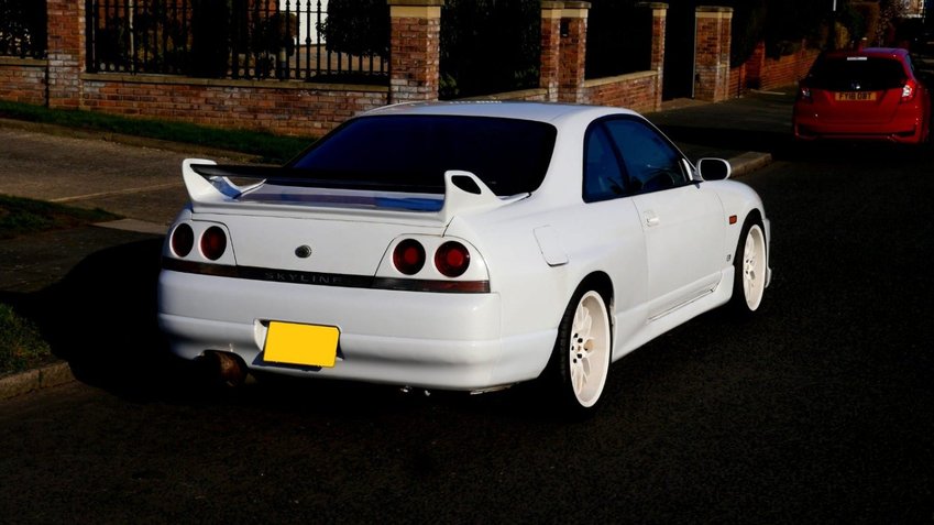 View NISSAN SKYLINE FULL GTR BODY+DEEP DISH WHEELS + COILOVERS + FMIC ETC ETC