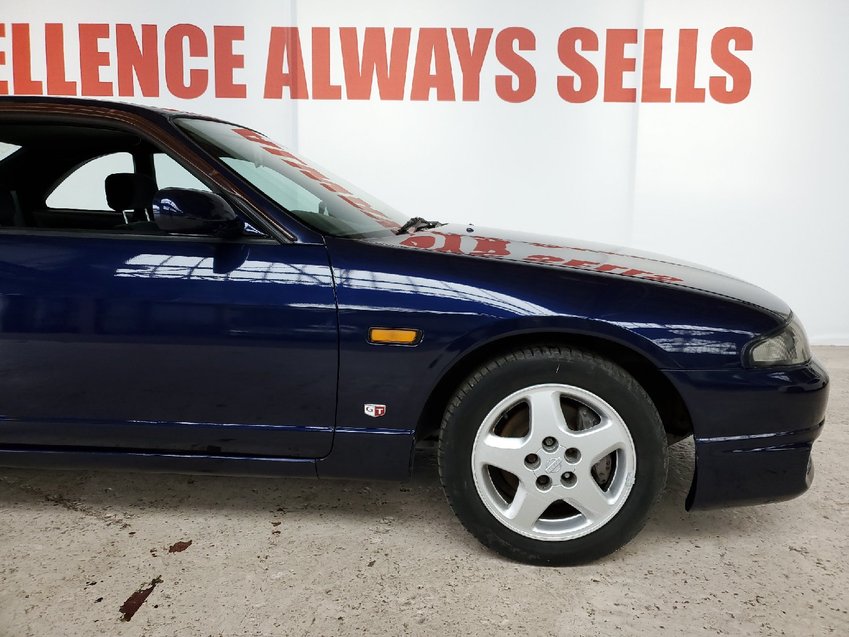 View NISSAN SKYLINE Nissan Skyline R33 Gtst Stunning car Spec 1 Marine Blue-Factory stock condition!