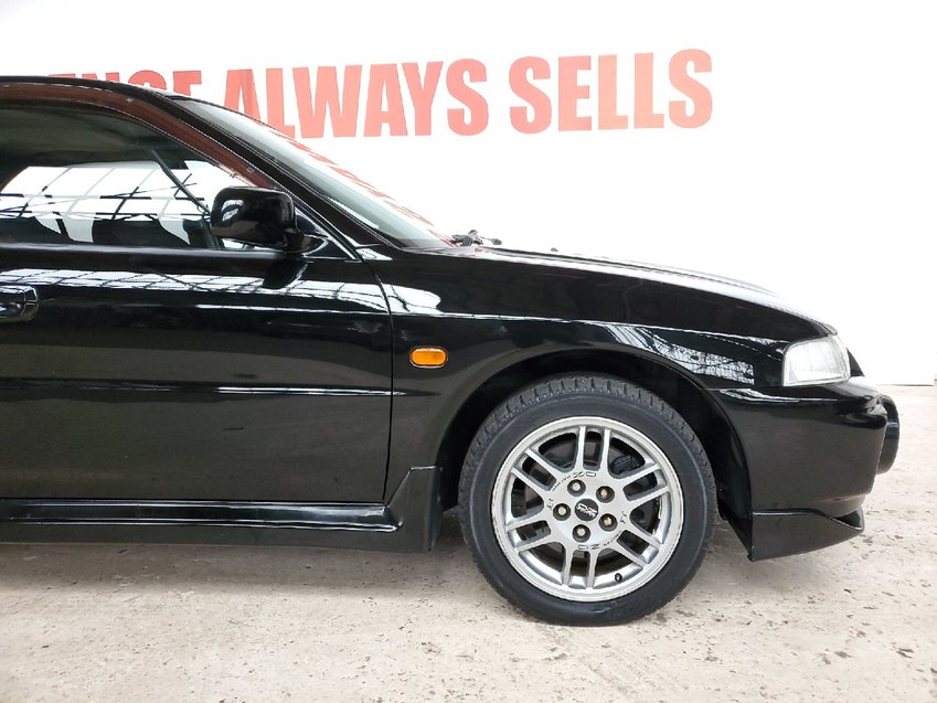 View MITSUBISHI LANCER EVOLUTION EVO 4 STUNNING GLOSS BLACK IN MINT CONDITION