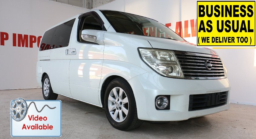 View NISSAN ELGRAND TOP OF THE RANGE XL MODEL. MUST BEEN SEEN