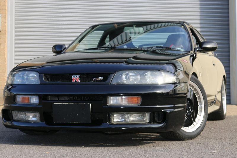 View NISSAN SKYLINE R33 GTSt TURBO STUNNING GLOSS BLACK 1993 LOW MILES AND SUPERB !!!  NATIONWIDE DELIVERY