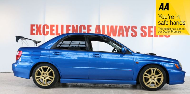 View SUBARU IMPREZA WRX STI Subaru Impreza 2.0 WRX Sti Sought after Rally Blue Bugeye Model