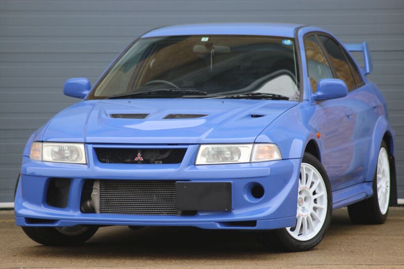 View MITSUBISHI LANCER Evolution EVO 6 Riems Blue+Tommi Makinen Front Bumper+No Rust!