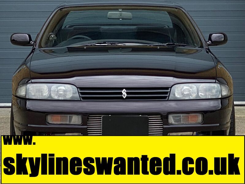 View NISSAN SKYLINE GTST R33 SINGLE TURBO FRESH STOCK MIDNIGHT PURPLE COLOUR