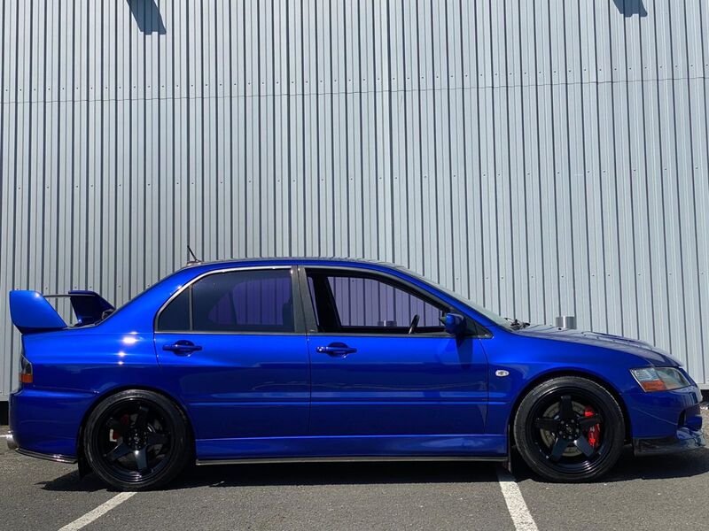 View MITSUBISHI LANCER Mitsubishi Lancer Evolution EVO 9 Ruri Blue SHOWCAR 520 BHP FORGED BEST AROUND!