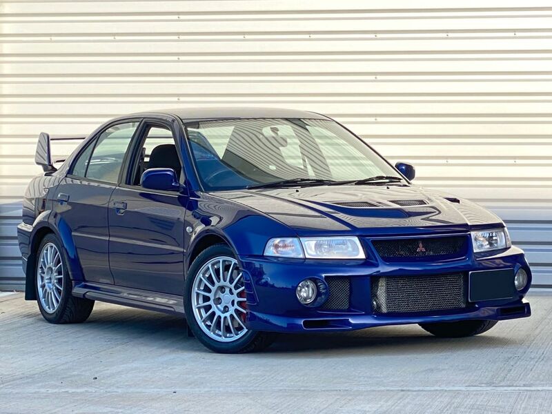 View MITSUBISHI LANCER EVOLUTION EVO 6 ICELLE BLUE GENUINE LOW MILES