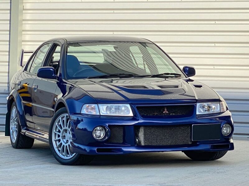 View MITSUBISHI LANCER EVOLUTION EVO 6 ICELLE BLUE GENUINE LOW MILES