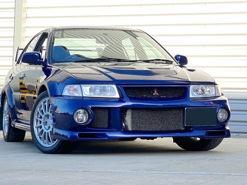 View MITSUBISHI LANCER EVOLUTION EVO 6 ICELLE BLUE GENUINE LOW MILES